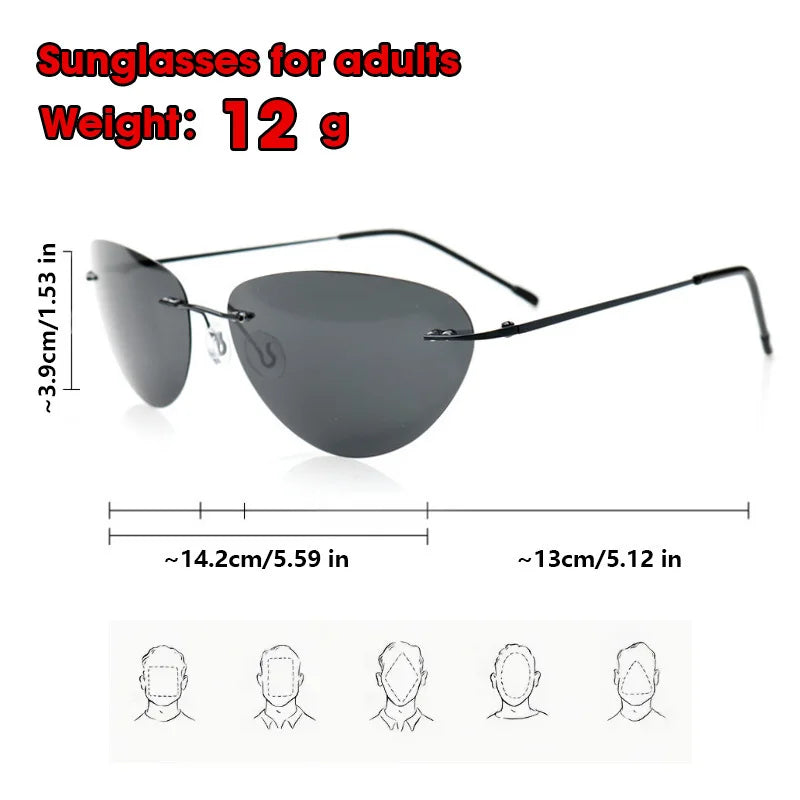 Cat Eye Pilotenbrille polarisiert