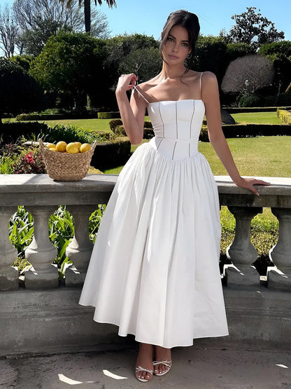 Weißes Spitzenkleid Damen