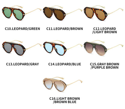 Oversized Piloten-Sonnenbrille