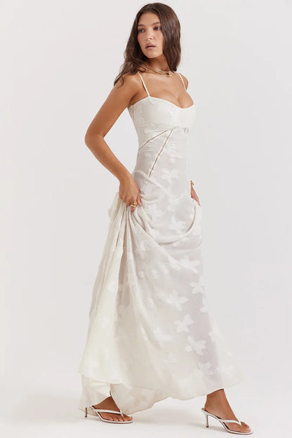 Weißes Spitzenkleid Damen