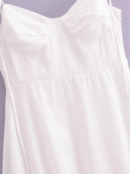 Weißes Spitzenkleid Damen