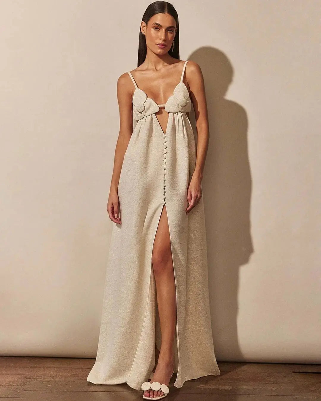 Weißes Spitzenkleid Damen