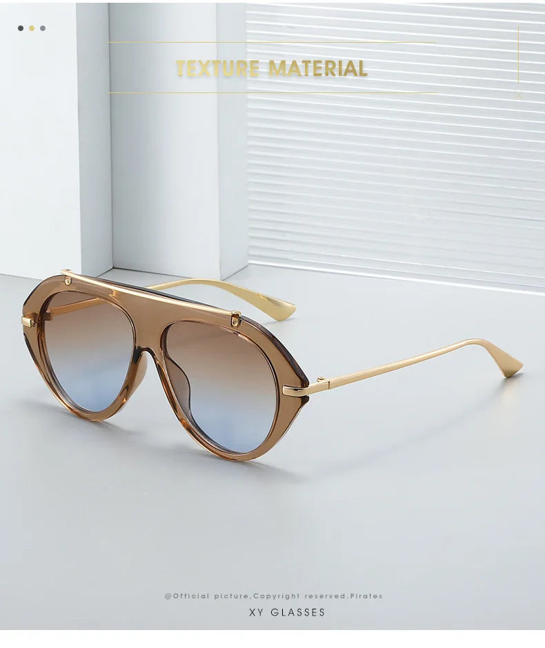 Oversized Piloten-Sonnenbrille