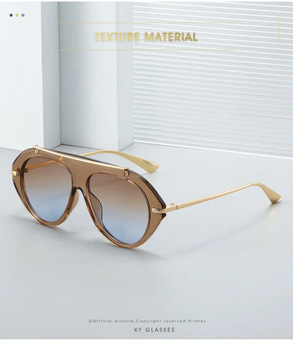 Oversized Piloten-Sonnenbrille