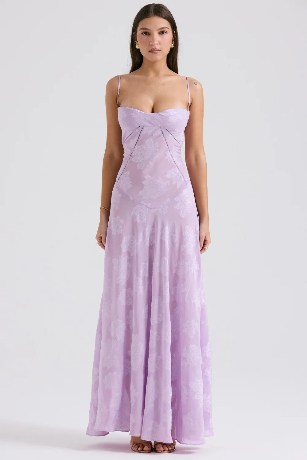 Weißes Spitzenkleid Damen