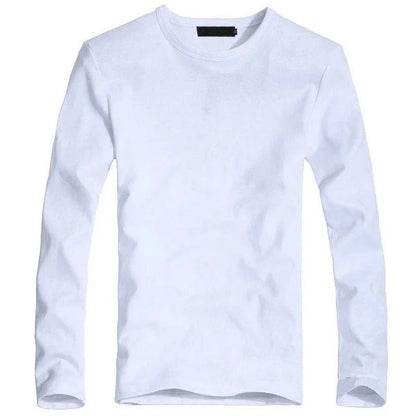 Herren V-Neck Langarm T-Shirt
