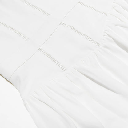 Weißes Spitzenkleid Damen