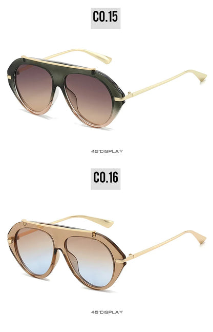 Oversized Piloten-Sonnenbrille