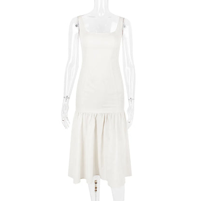 Weißes Spitzenkleid Damen