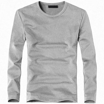 Herren V-Neck Langarm T-Shirt