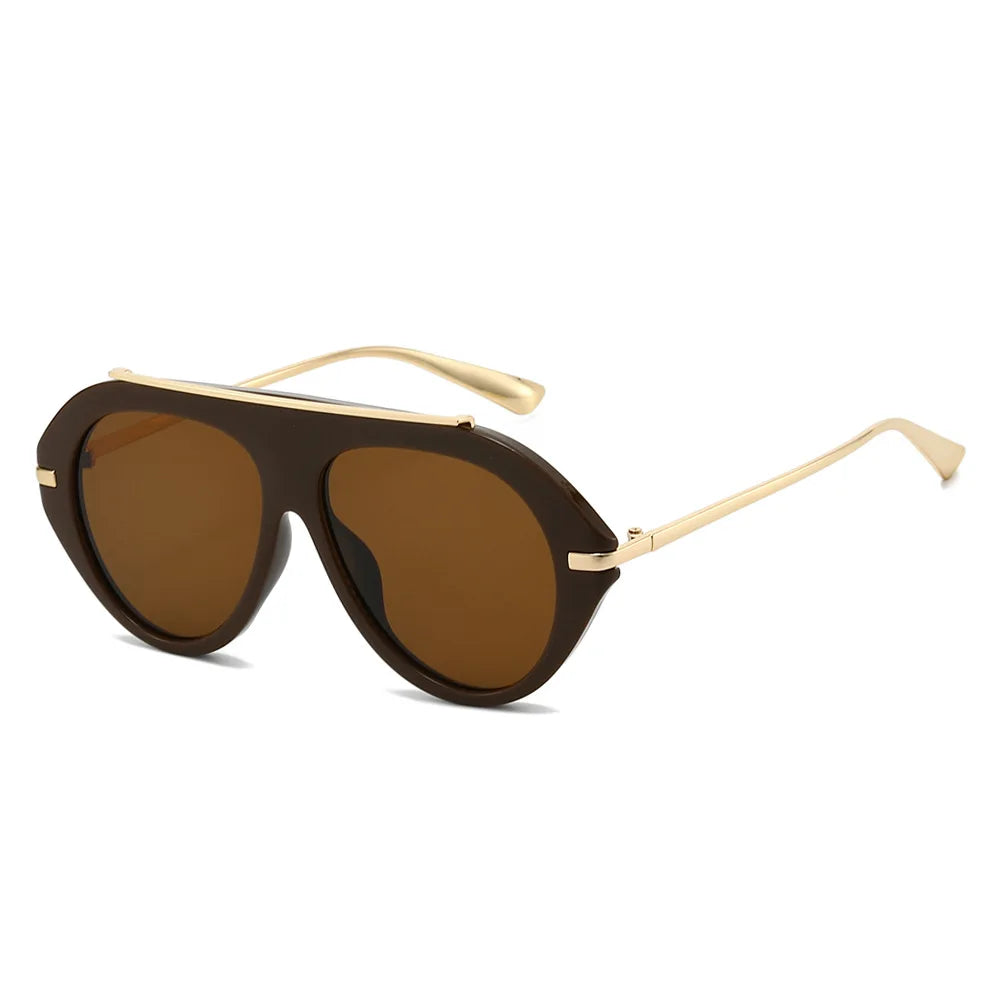 Oversized Piloten-Sonnenbrille