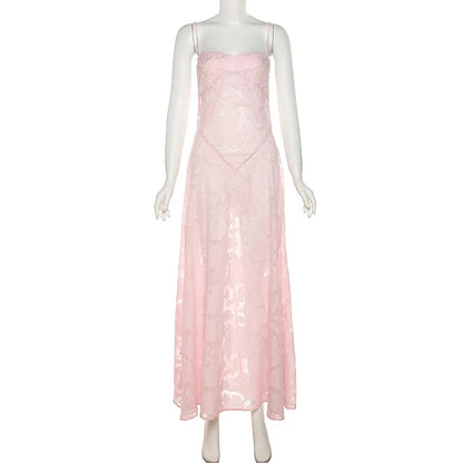 Weißes Spitzenkleid Damen