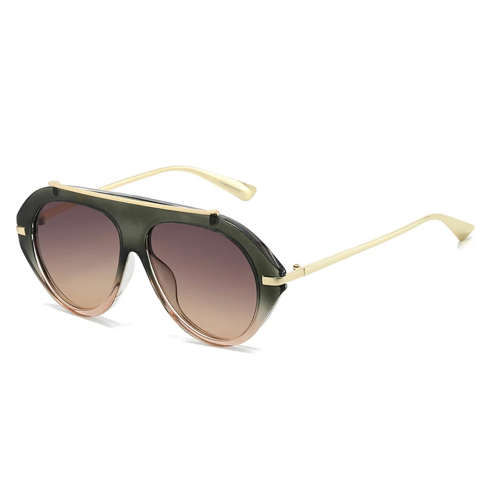 Oversized Piloten-Sonnenbrille