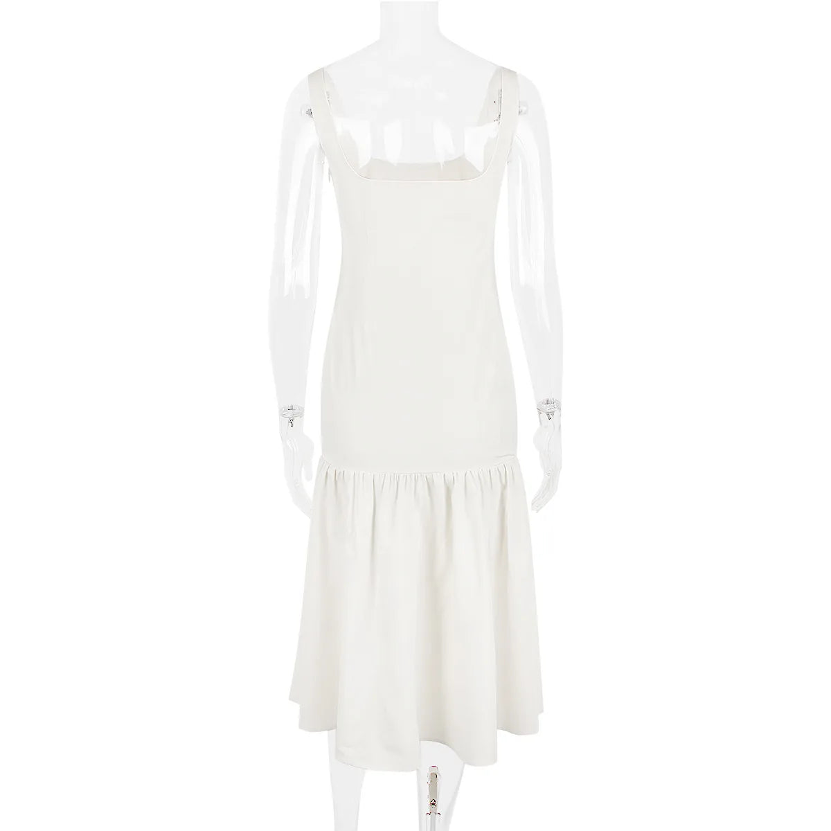 Weißes Spitzenkleid Damen