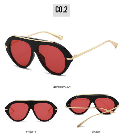 Oversized Piloten-Sonnenbrille