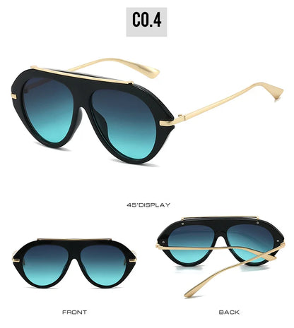 Oversized Piloten-Sonnenbrille