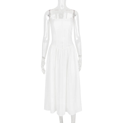 Weißes Spitzenkleid Damen