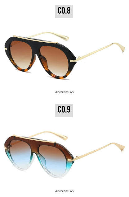 Oversized Piloten-Sonnenbrille