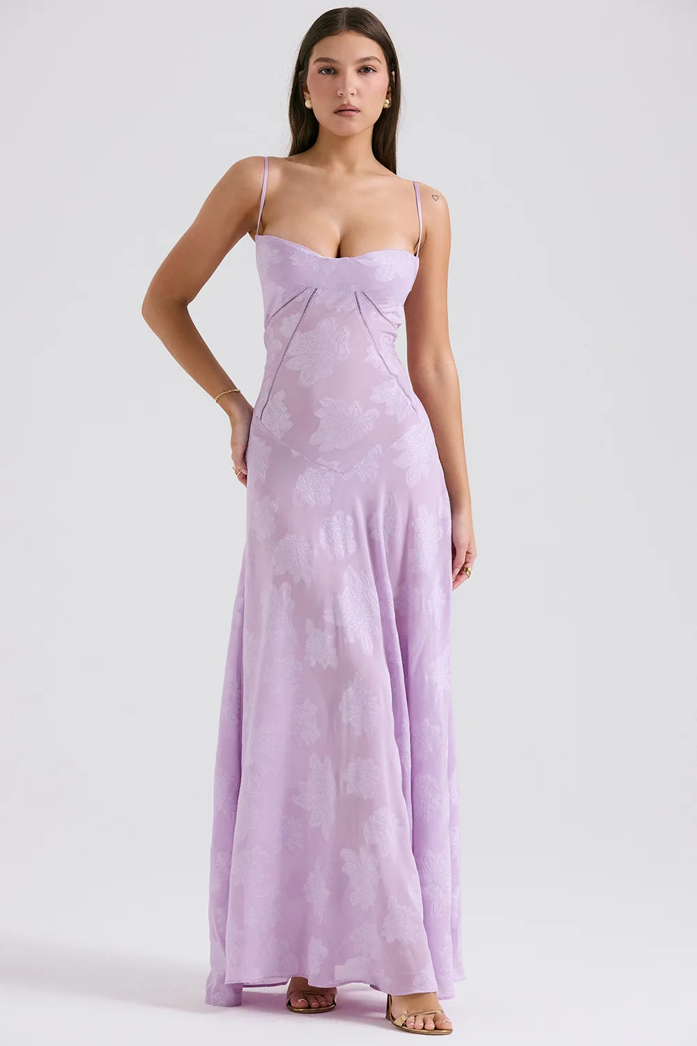 Weißes Spitzenkleid Damen