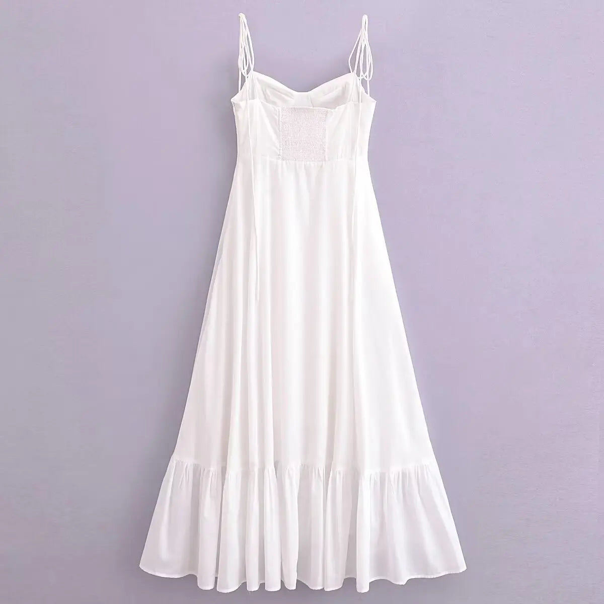 Weißes Spitzenkleid Damen