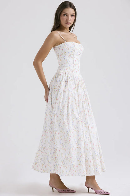 Weißes Spitzenkleid Damen