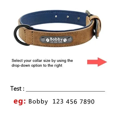 Personalisiertes Hundehalsband