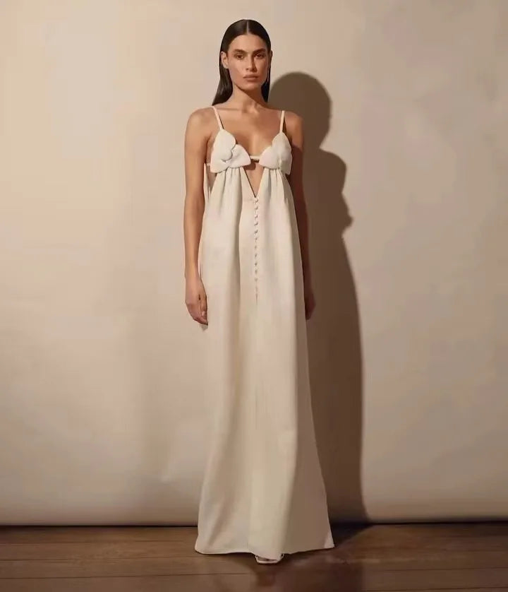 Weißes Spitzenkleid Damen
