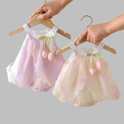 Baby Mädchen Romper Kleid