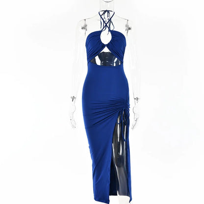 Rückenfreies Midi-Kleid