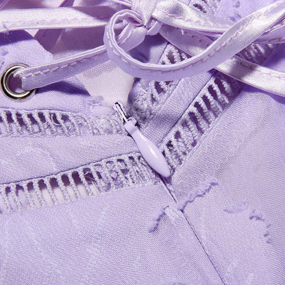 Weißes Spitzenkleid Damen