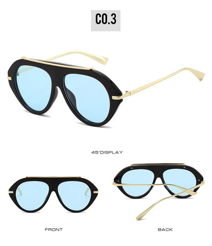 Oversized Piloten-Sonnenbrille