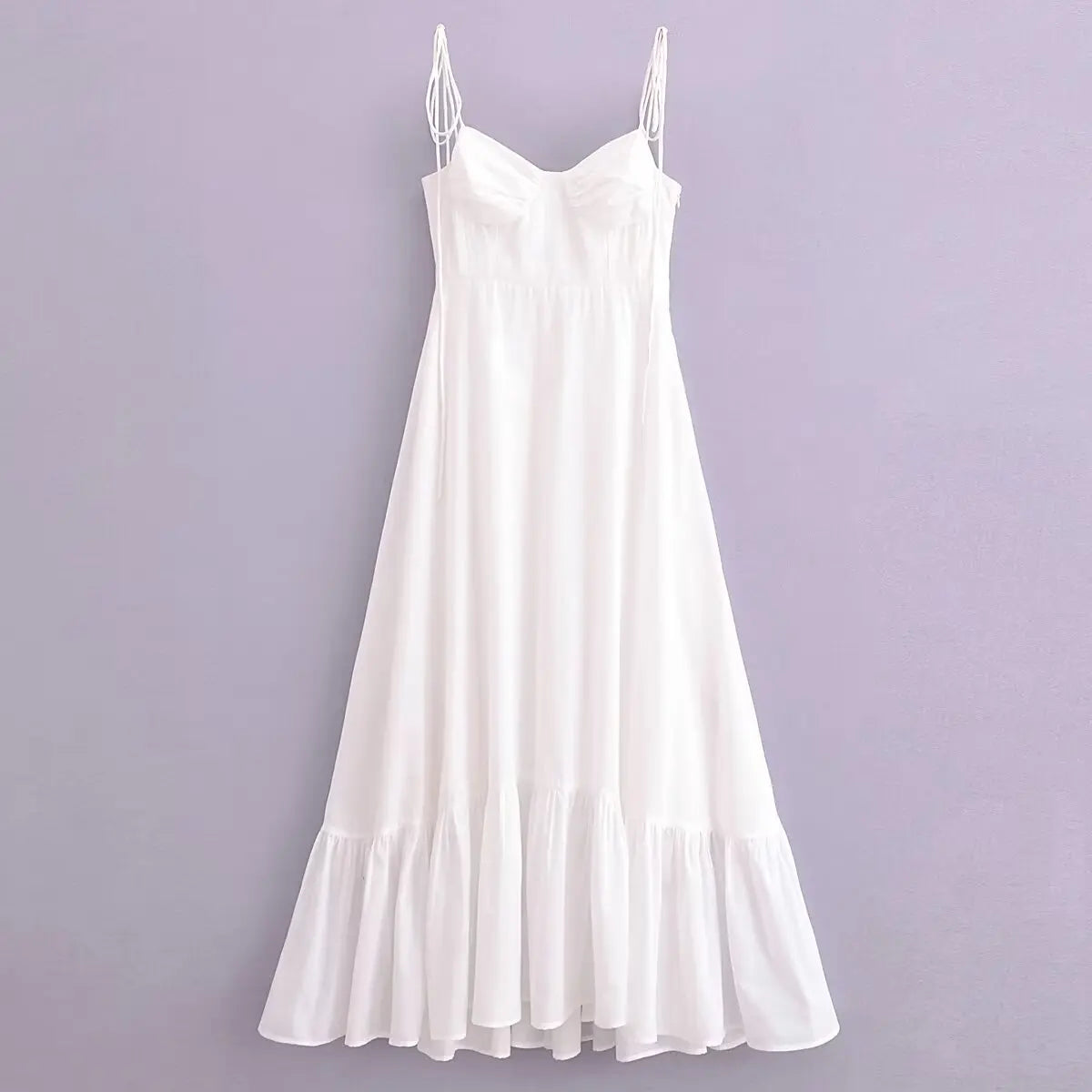 Weißes Spitzenkleid Damen