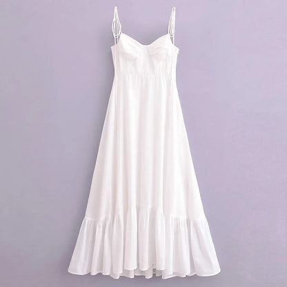 Weißes Spitzenkleid Damen