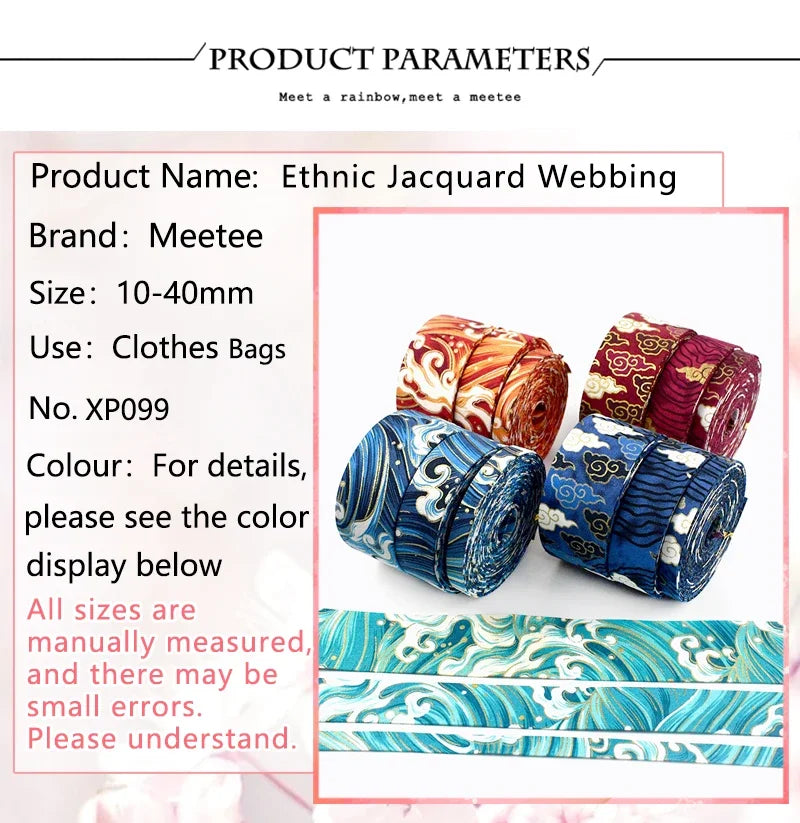 Jacquard-Ripsband