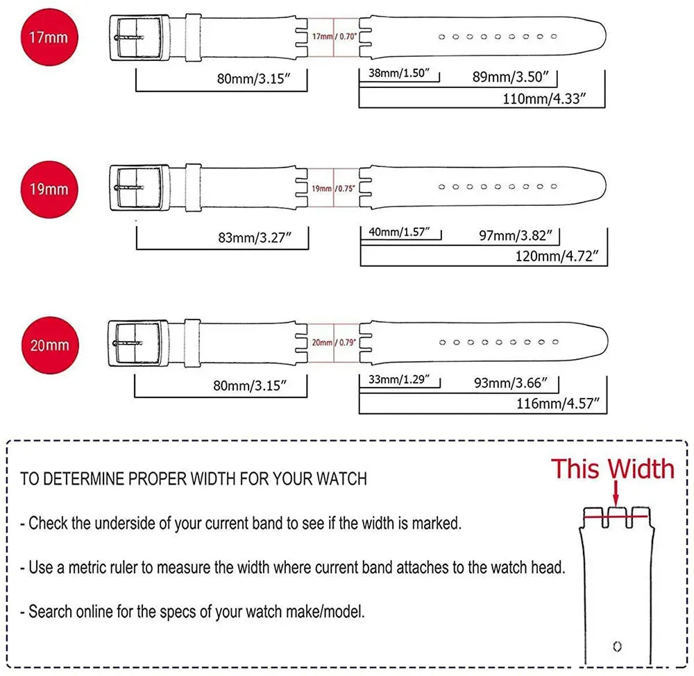 Swatch Ersatzarmband Silikon
