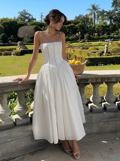Weißes Spitzenkleid Damen