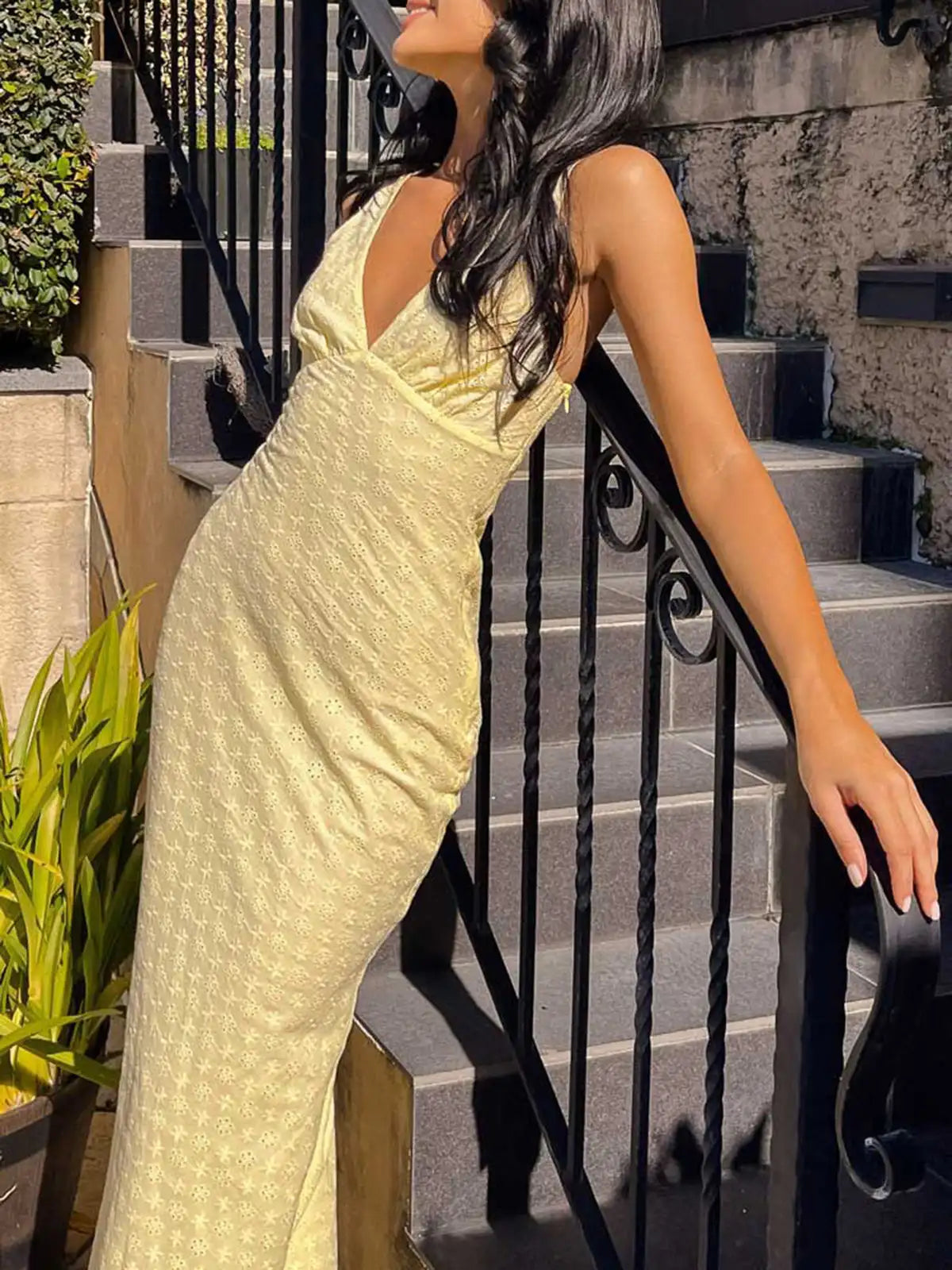 Weißes Spitzenkleid Damen