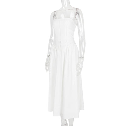 Weißes Spitzenkleid Damen