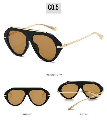 Oversized Piloten-Sonnenbrille