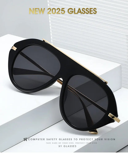 Oversized Piloten-Sonnenbrille