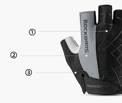 Fahrradhandschuhe Halbfinger