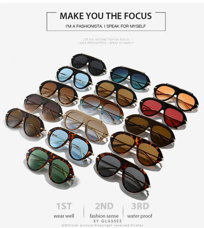 Oversized Piloten-Sonnenbrille