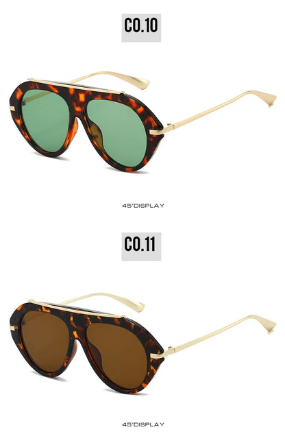 Oversized Piloten-Sonnenbrille